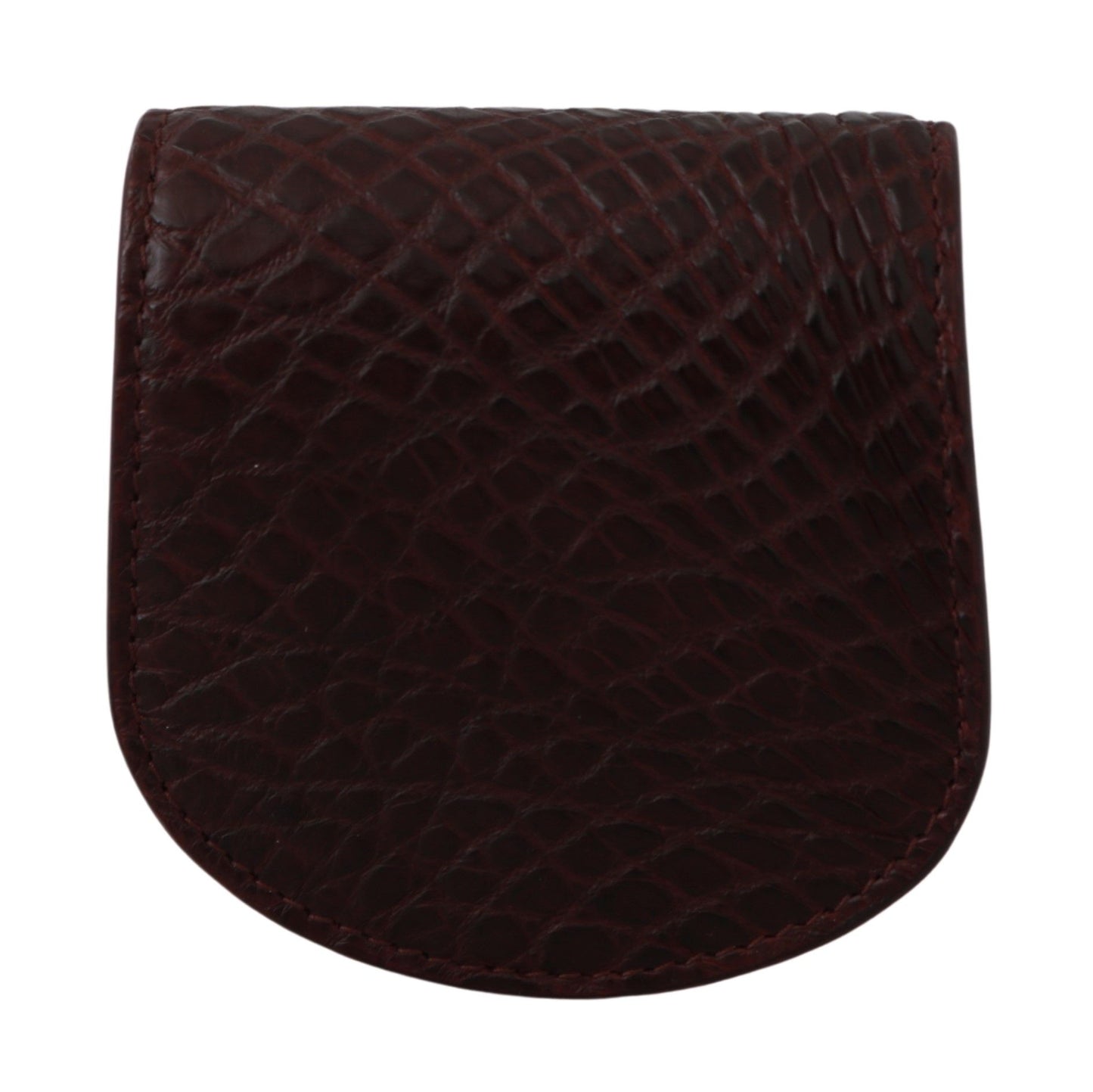 Dolce & Gabbana Brown Exotic Skin Pocket Cm Case Holder