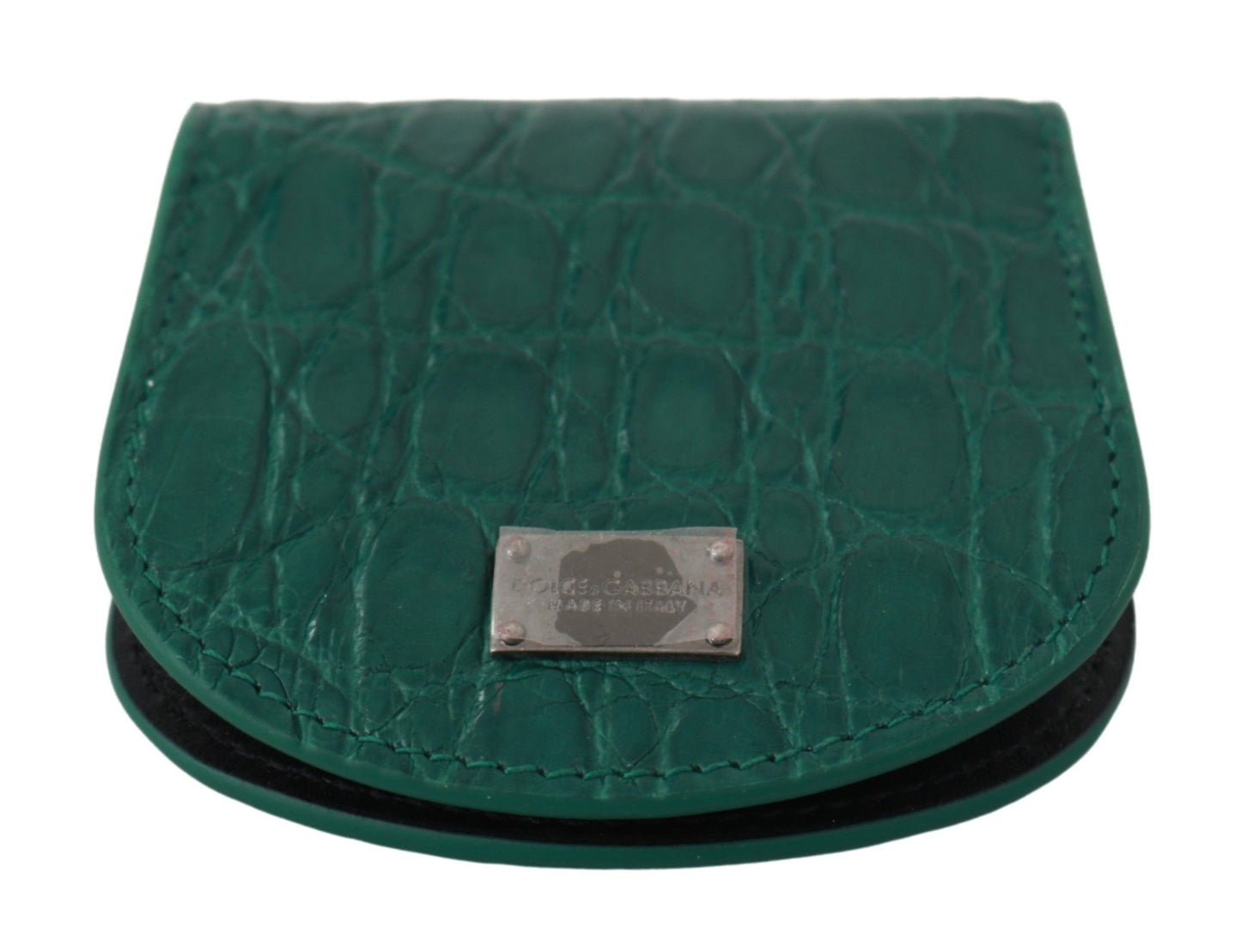 Dolce & Gabbana Green Exotic Skins Cm Case Holder Wallet
