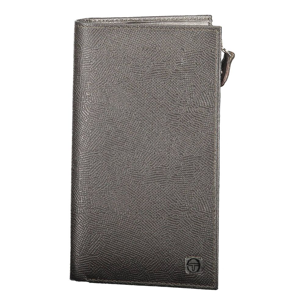 Sergio Tacchini Marrone Leather Men Wallet