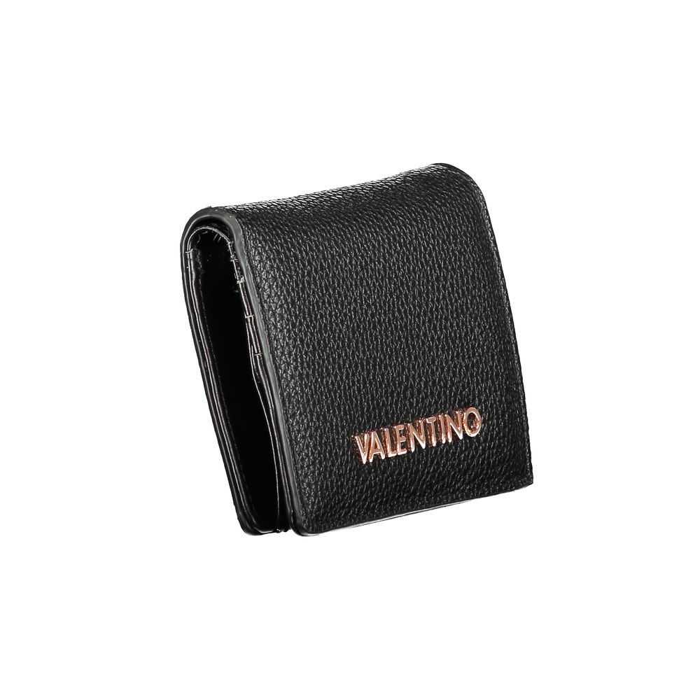 Mario Valentino Black Polyurethane Women Wallet