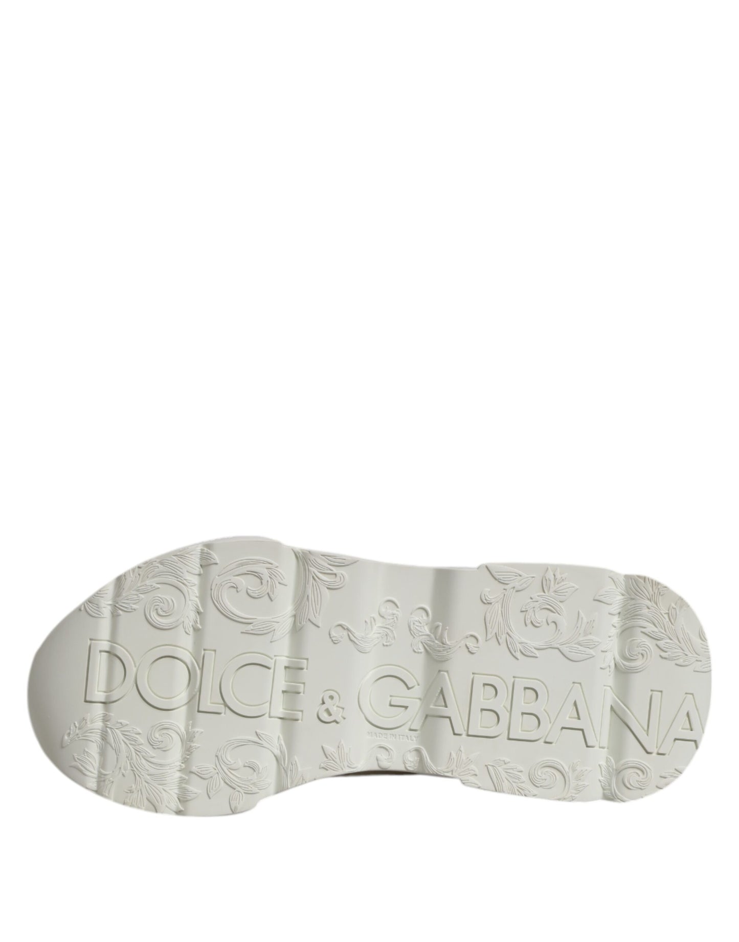 Dolce & Gabbana White Low Top Daymaster Men Sneakers Shoes