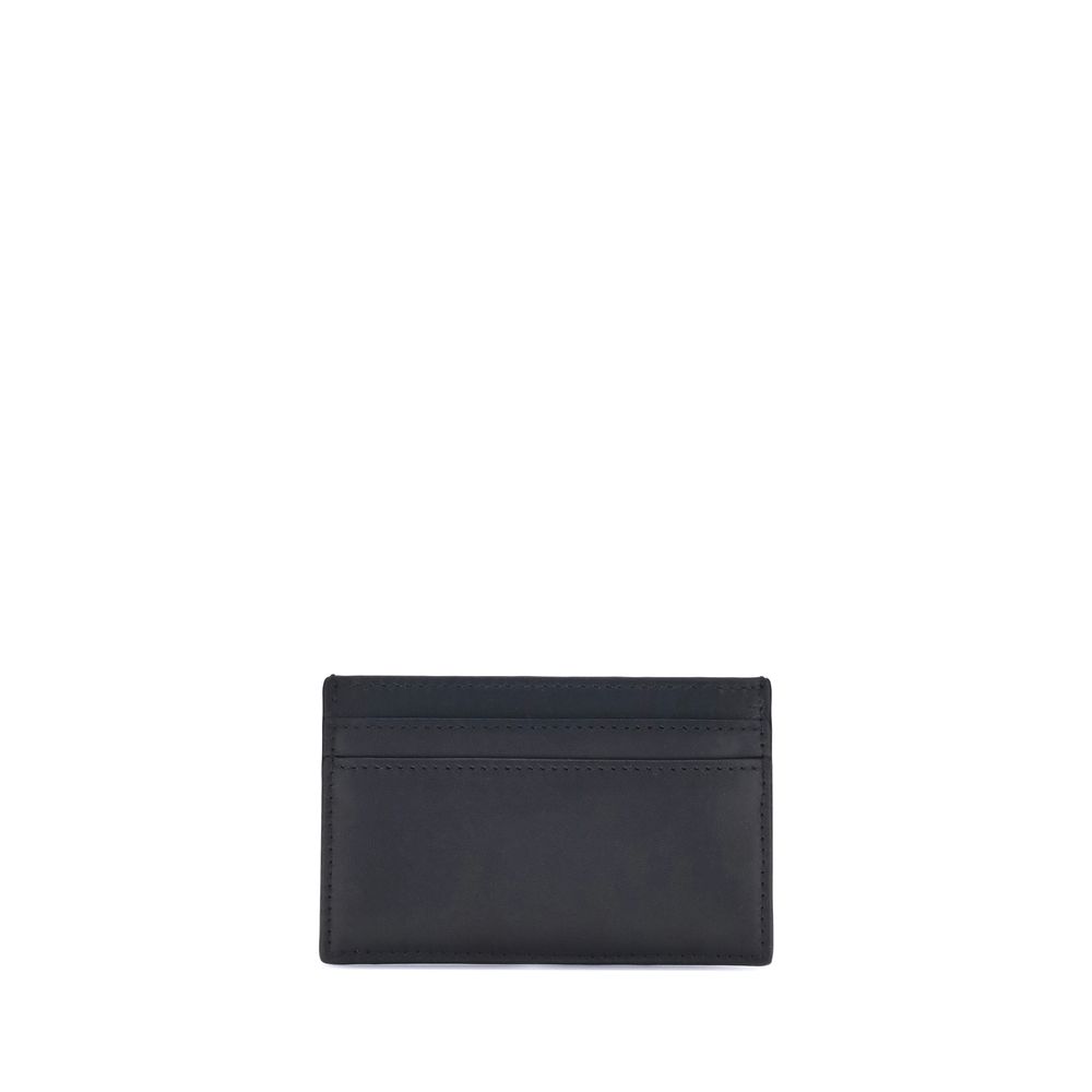 Alexander McQueen Black Calf Leather Bos Taurus Wallet