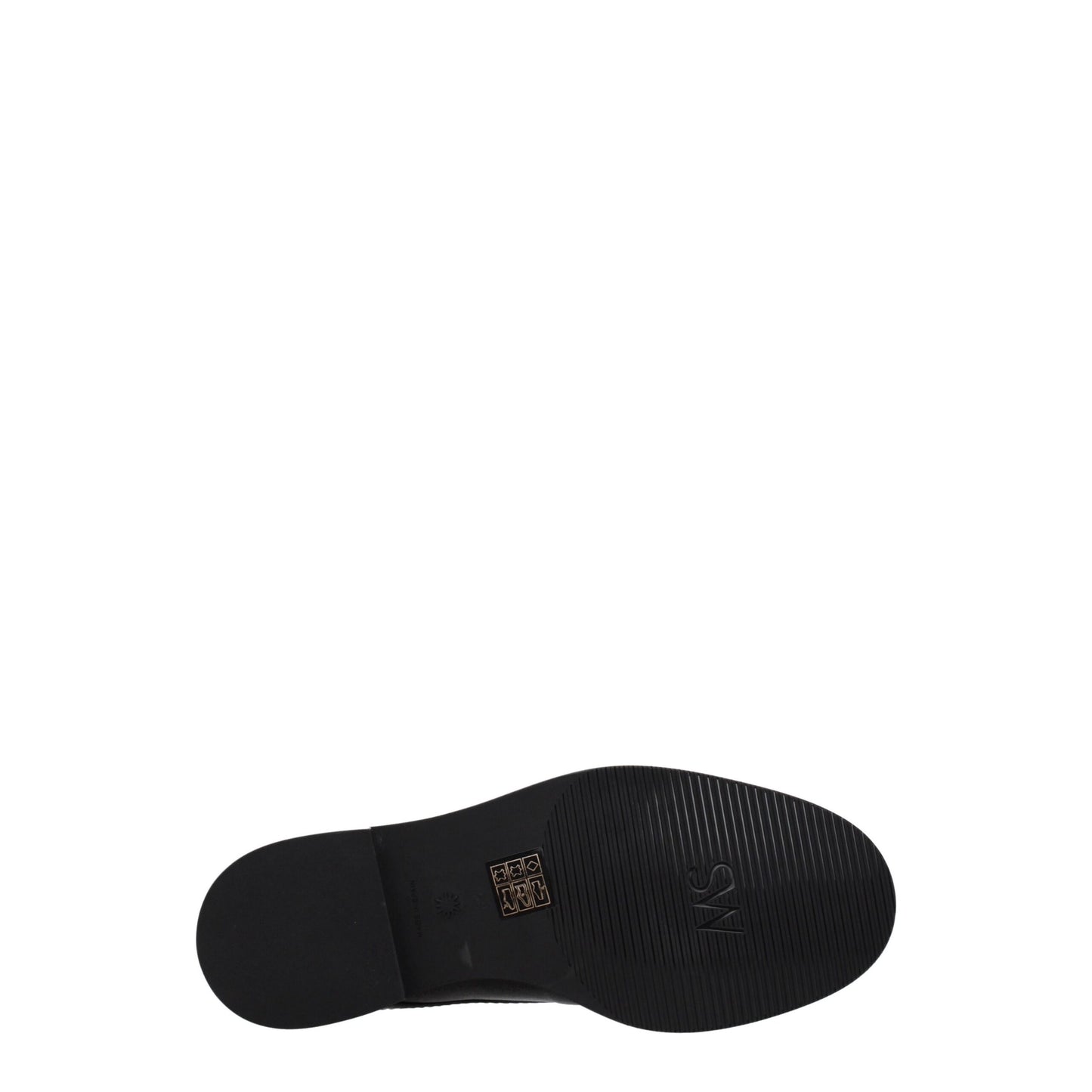 Stuart Weitzman Black Leather Oxfords And Derbies