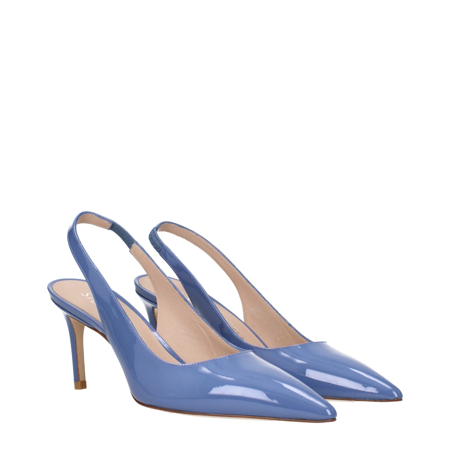 Stuart Weitzman Light Blue Leather Pumps