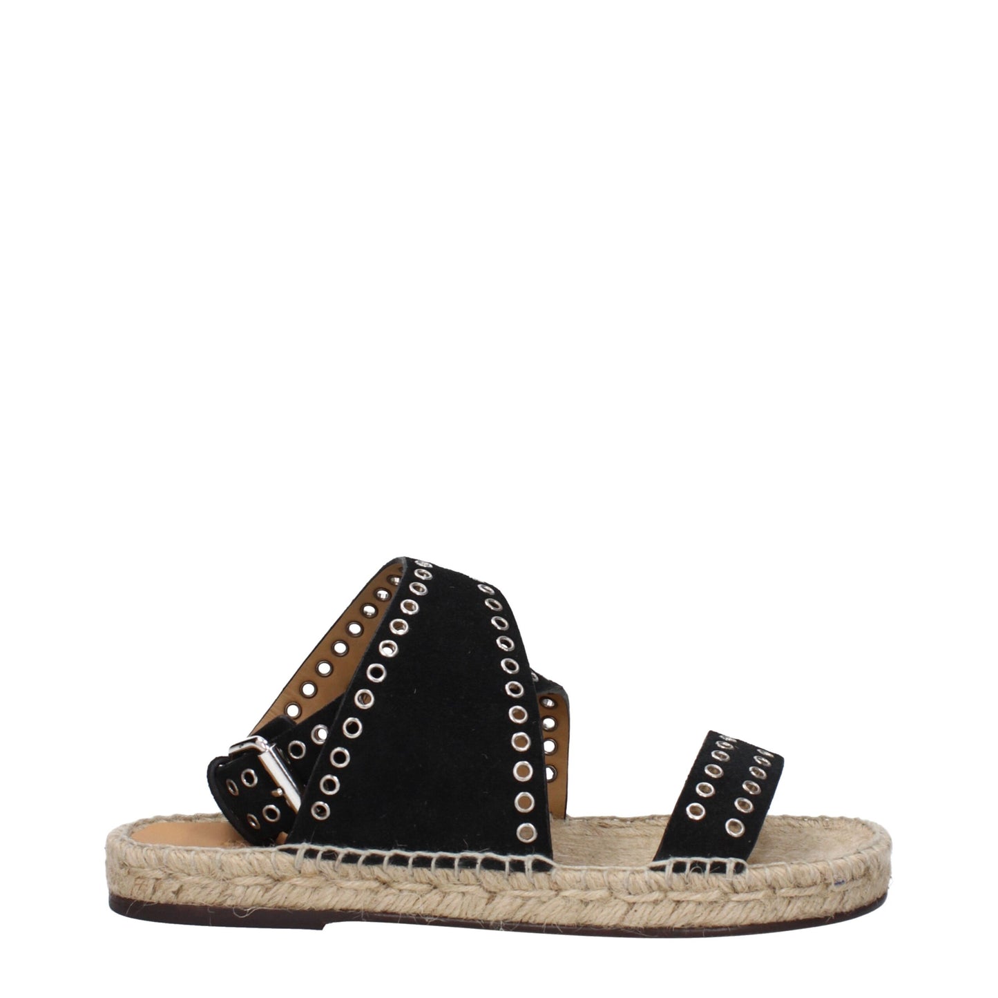Isabel Marant Black Leather Flat Sandals