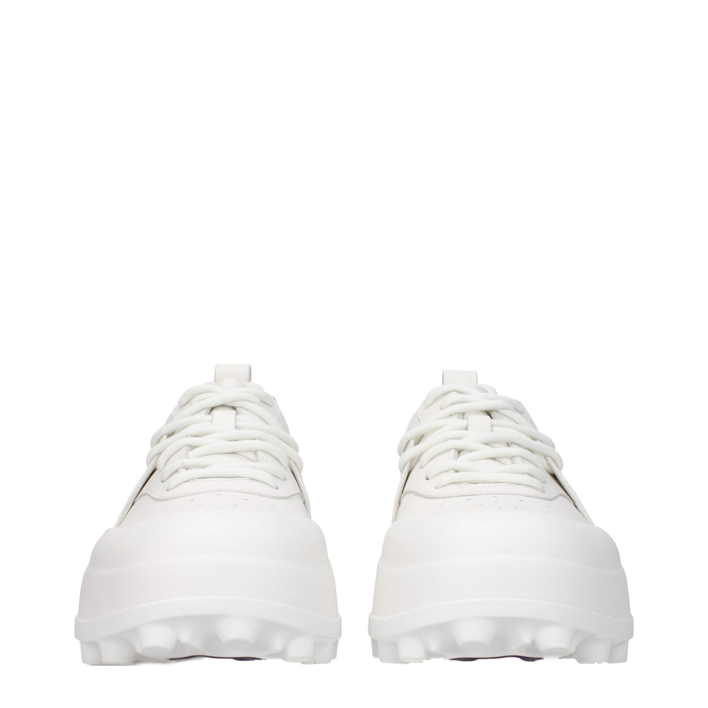 Jil Sander White Leather Sneakers