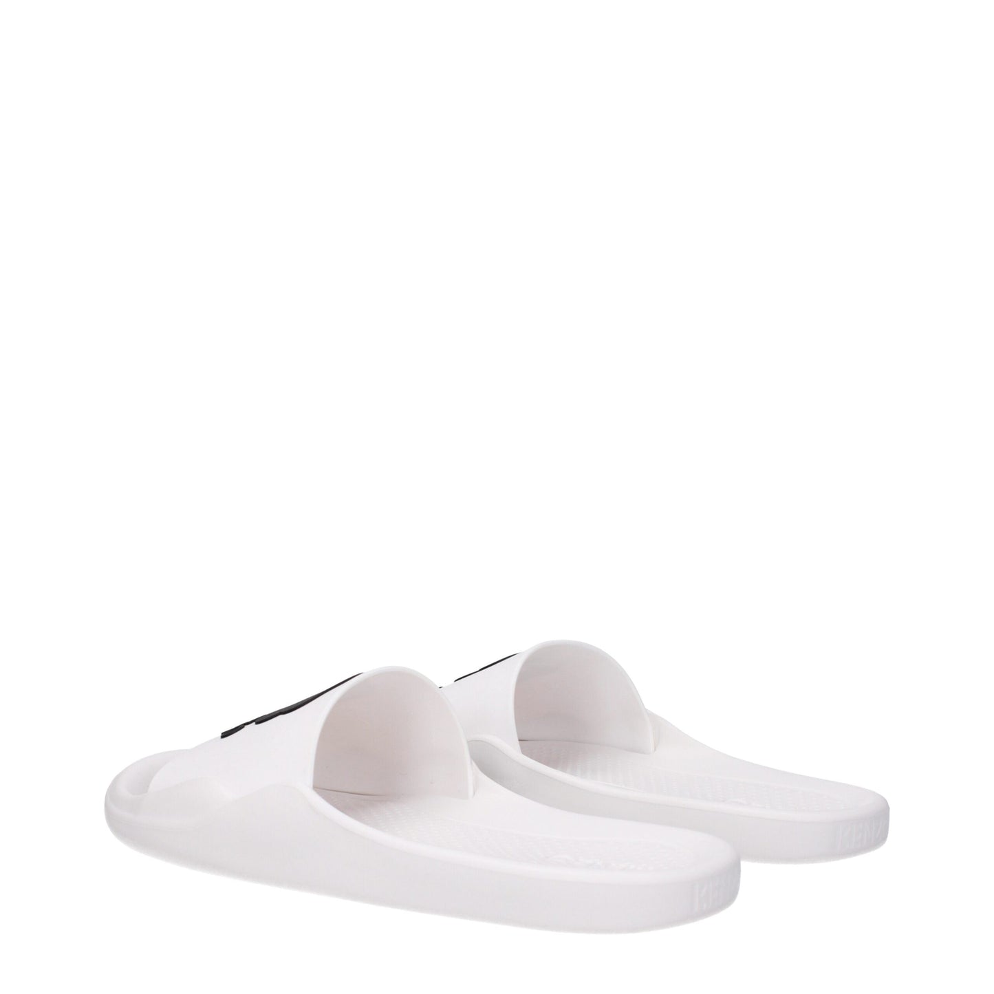 Kenzo White Cotton Slippers