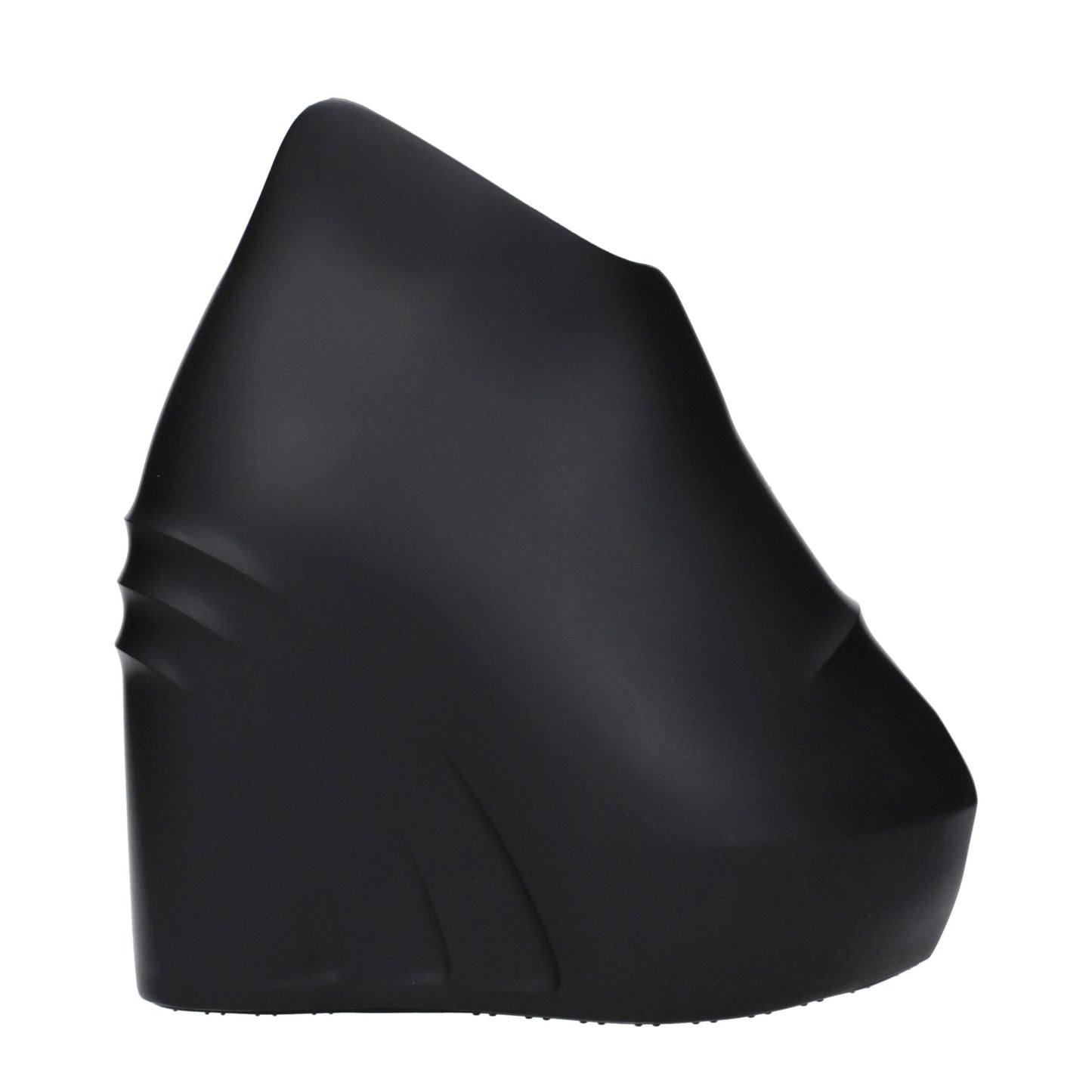 Givenchy Black Cotton Wedge Sandals