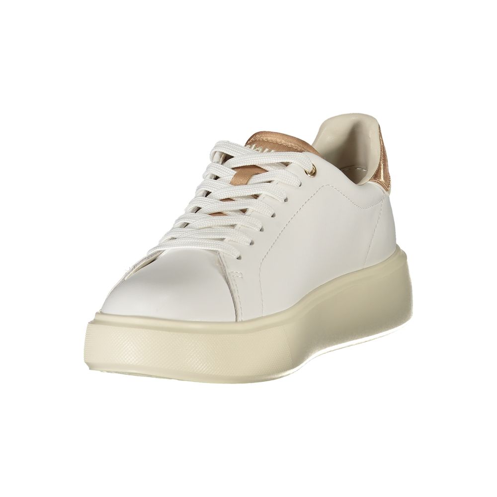 Blauer Bianco Poliuretano Donna Sneaker