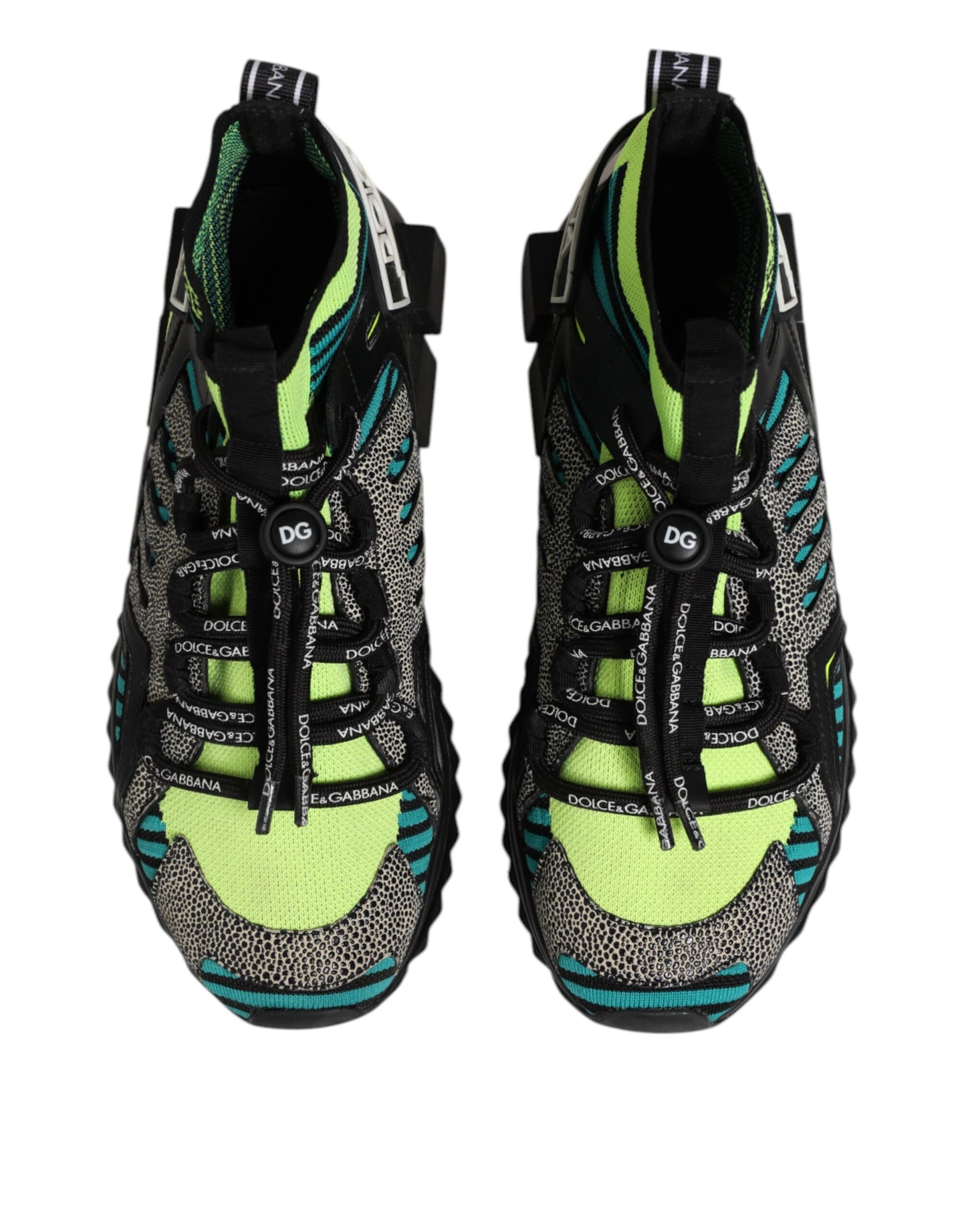 Dolce & Gabbana Multicolor Sorrento Socks Men Sneakers Shoes