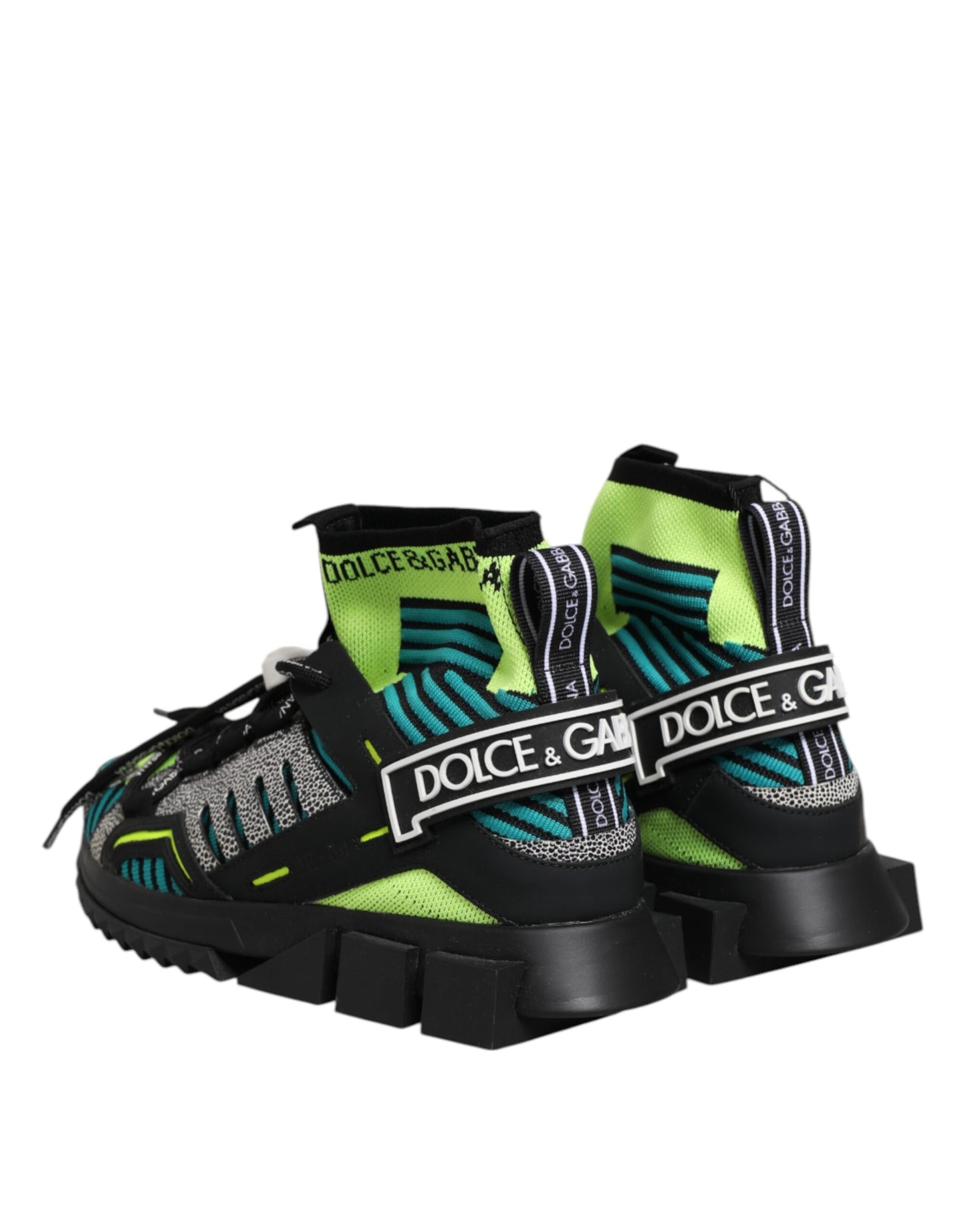 Dolce & Gabbana Multicolor Sorrento Socks Men Sneakers Shoes