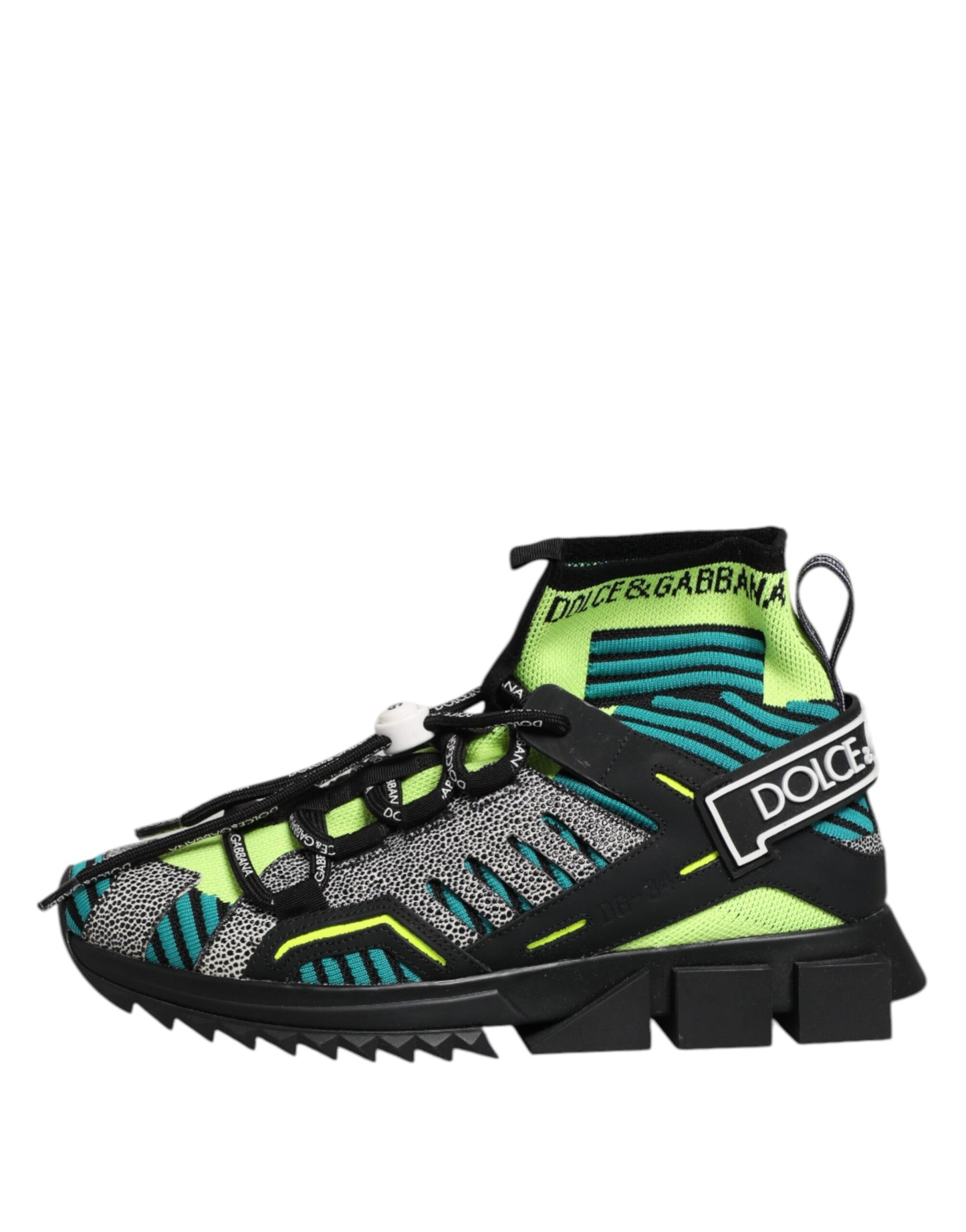 Dolce & Gabbana Multicolor Sorrento Socks Men Sneakers Shoes