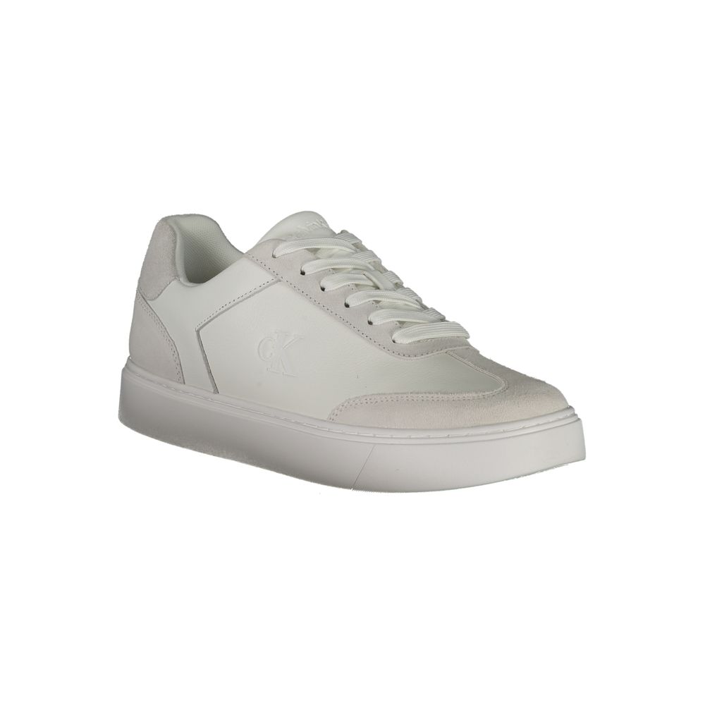 Calvin Klein White Leather Men Sneaker