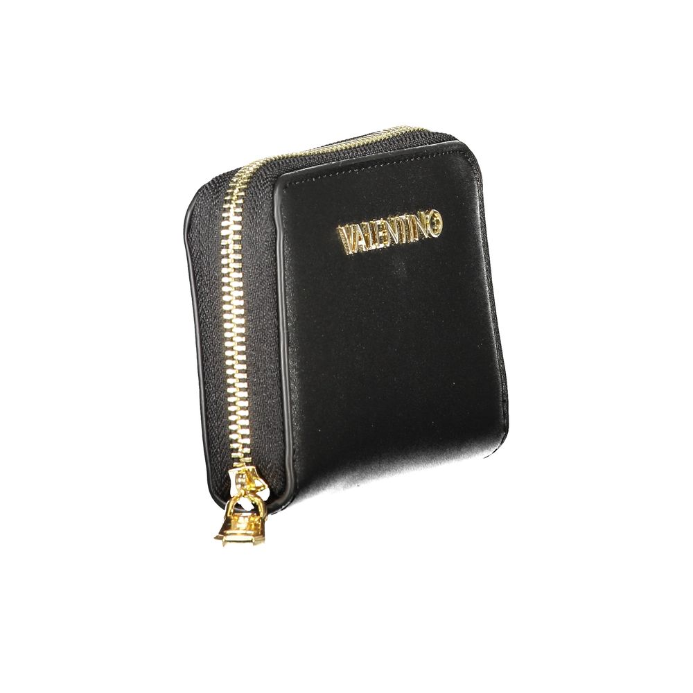 Mario Valentino Black Polyurethane Women Wallet