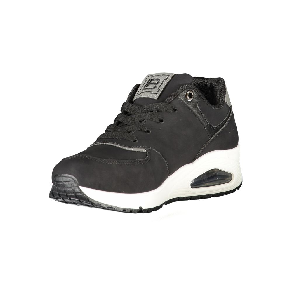 Laura Biagiotti Black Polyurethane Women Sneaker