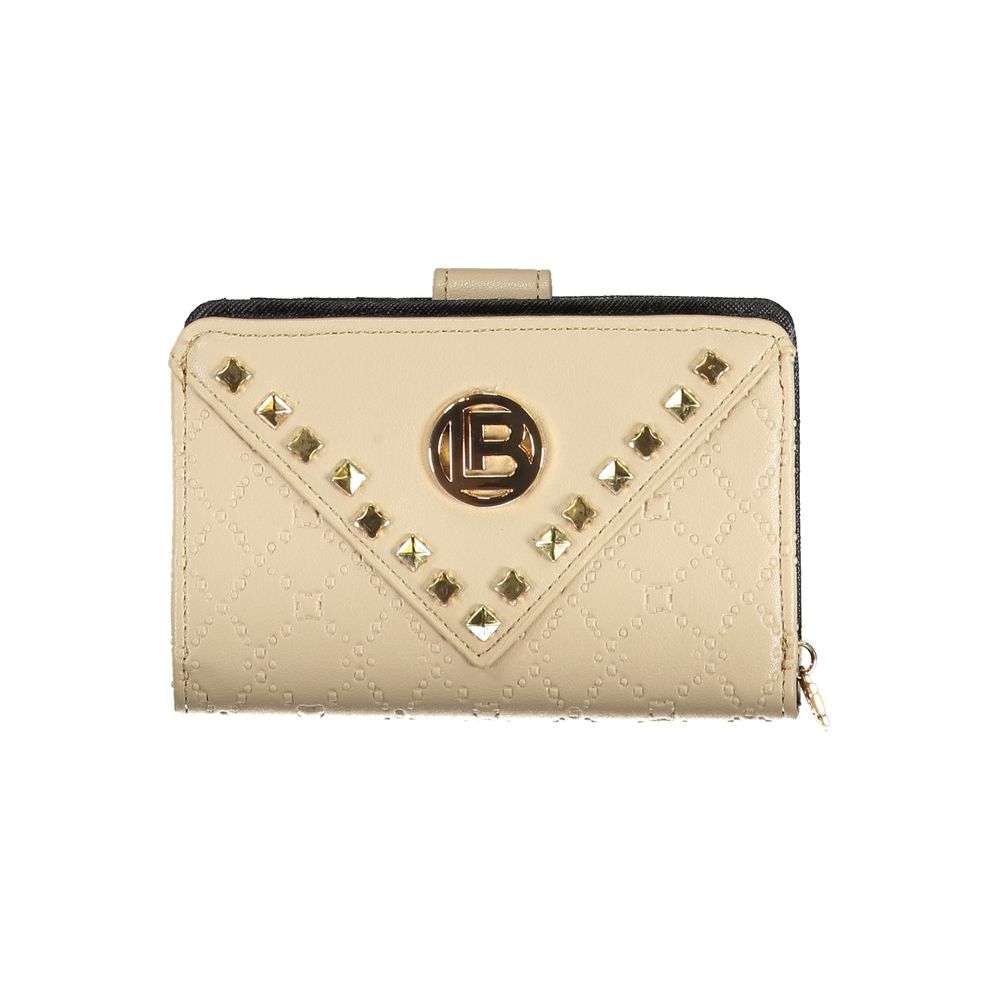 Laura Biagiotti Beige Polyurethane Women Wallet