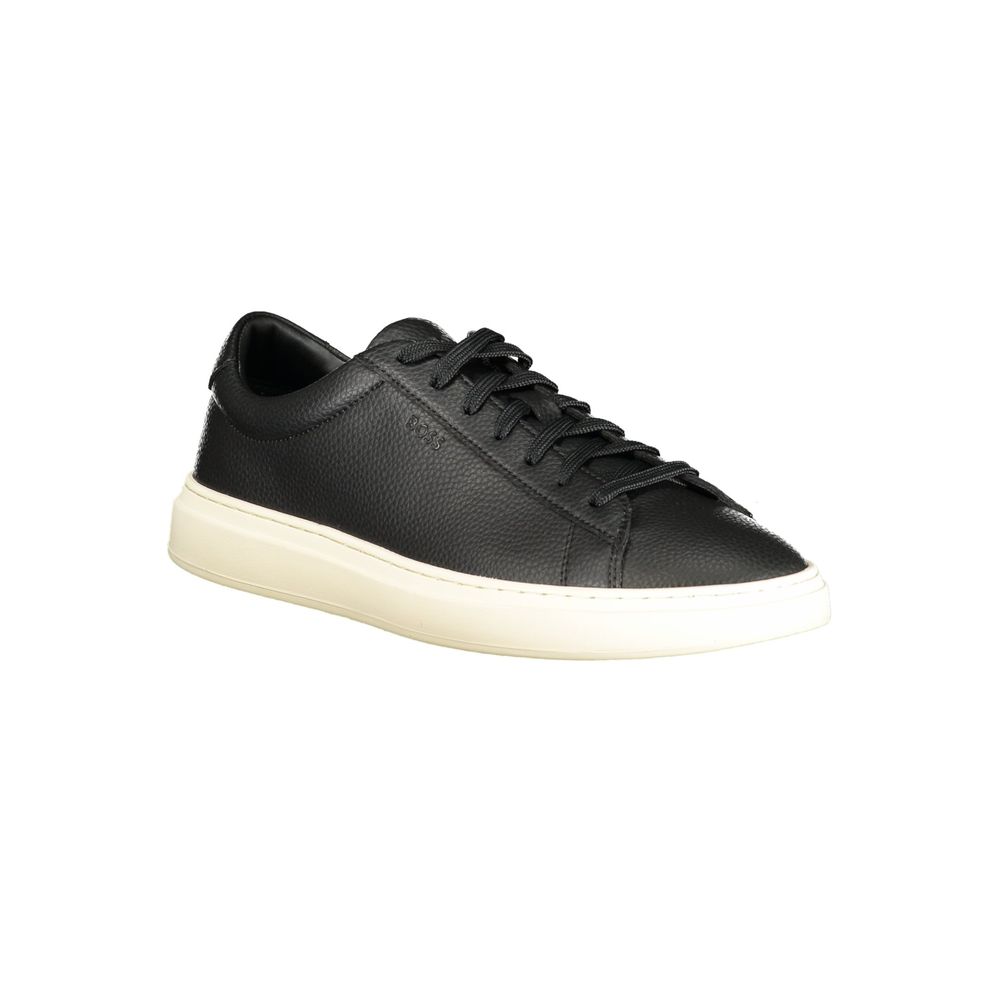 Hugo Boss Black Leather Men Sneaker