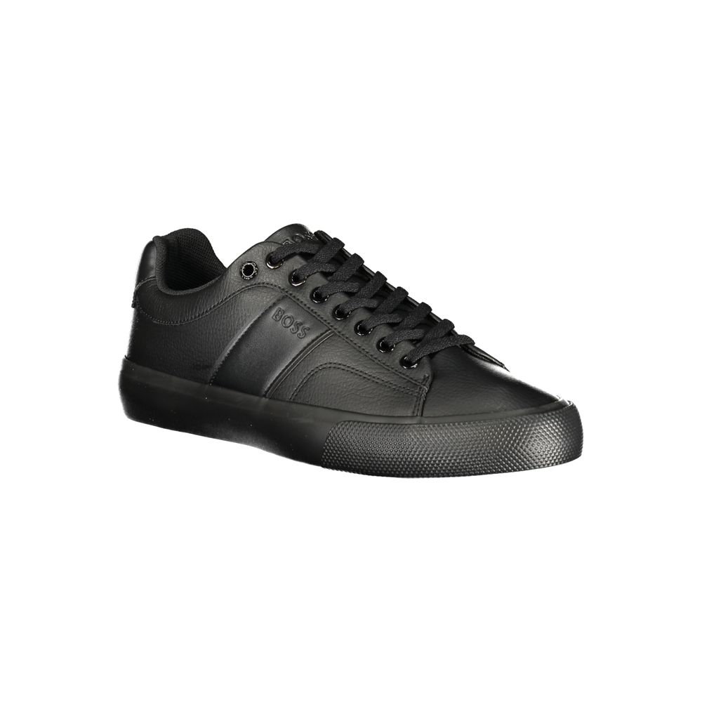 Hugo Boss Black Polyurethane Men Sneaker
