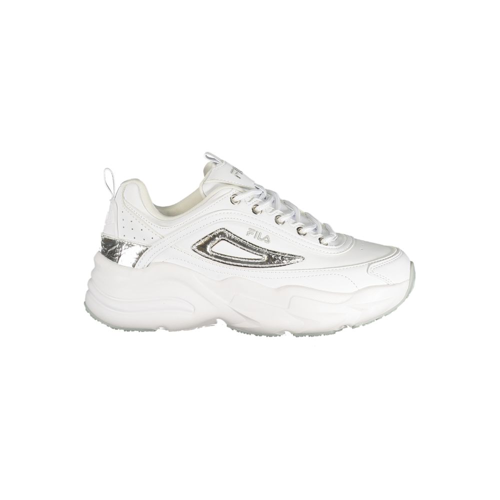 Fila White Polyurethane Women Sneaker