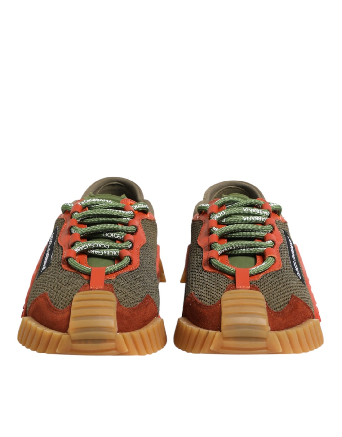 Dolce & Gabbana Multicolor Lace Up Low Top NS1 Sneakers Shoes