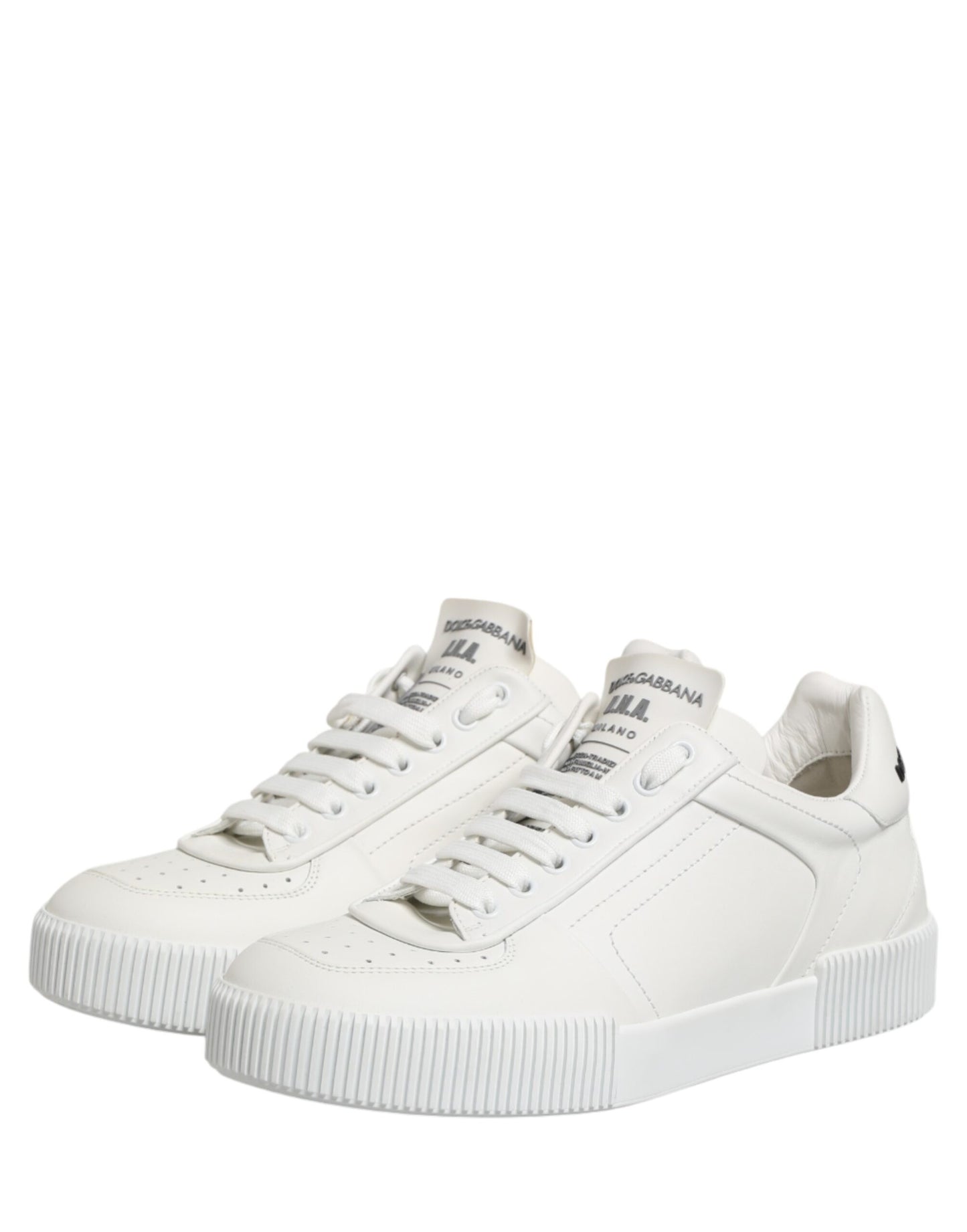 Dolce & Gabbana MIAMI Calf Low Top Men Sneakers White