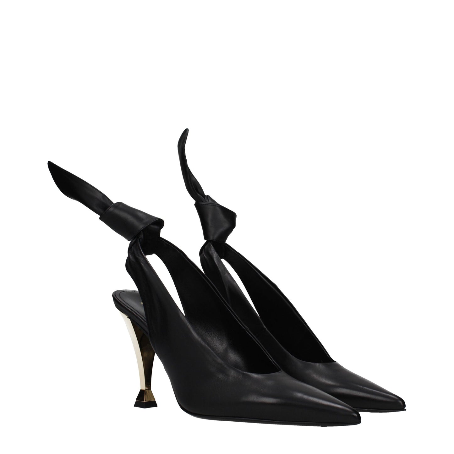 Givenchy Black Leather High Heel Pumps