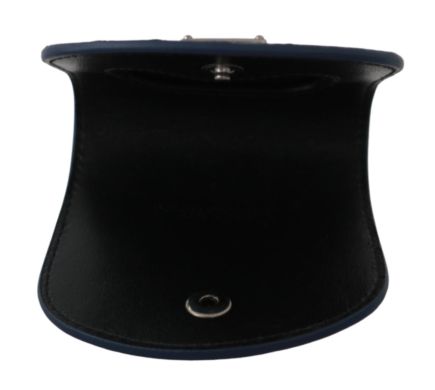 Dolce & Gabbana Blue Holder Pocket Wallet Blue Exotic Skin Cm Case