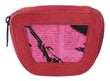 PINKO Pink Suede Printed Coin Holder Women Fabric Zippered Purse