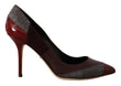 Dolce & Gabbana Multicolor Exotic Leather Heels Pumps Shoes