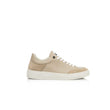 Cerruti 1881 Beige Cowhide Women Platform Sneaker