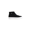 Calvin Klein Jeans Black Suede Leather Platform Sneakers