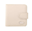 Dolce & Gabbana White Dauphine Leather Cm Case Holder Pocket Wallet