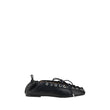 Ganni Black Polyester Ballet Flats