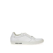 Roberto Cavalli White Leather Low Top Sneakers
