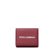 Dolce & Gabbana Red Calfskin Wallet