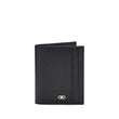 Ferragamo Black Calf Leather Bos Taurus Wallet