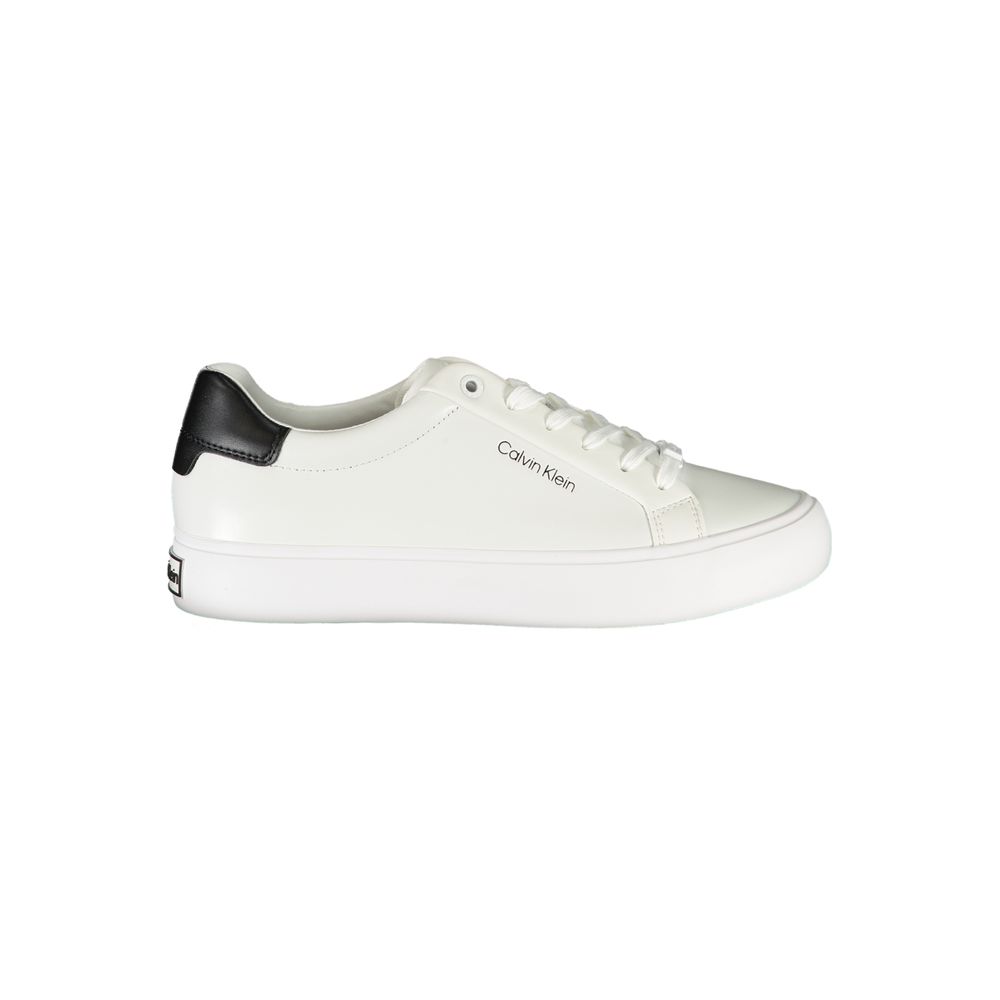 Calvin Klein Bianco Leather Women Sneaker