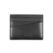Calvin Klein Black Leather Mens Wallet Holder