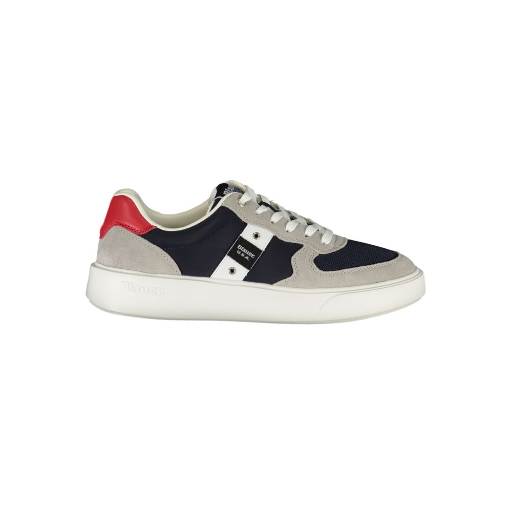 Blauer Blue Polyurethane Men Sneaker