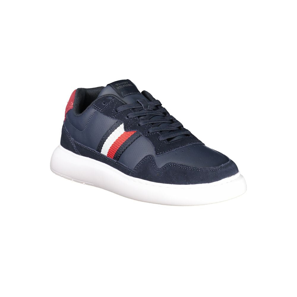Tommy Hilfiger Blue Polyurethane Men Sneaker