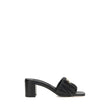 Miu Miu Black Lamb Ovis Aries Aries Stiletto Heel Sandals