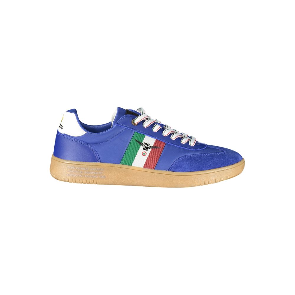 Esercito 1659 Blu Polyurethane Men Sneaker