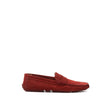 Bally Bordeaux Leather Moccassin