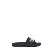 Balenciaga Black Rubber Flat Sandals