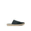 Bottega Veneta Green Leather Espadrilles