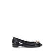 Ferragamo Black Rubber Ballet Flats