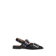 Ganni Black Recycled Polyester Ballet Flats