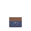 Fendi Blue Fabric Wallet