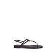 Fendi Multicolor Calf Leather Bos Taurus Flat Sandals
