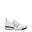 Love Moschino White Leather Low Top Sneakers